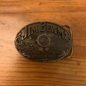 Jim Beam Kentucky Bourbon Whiskey vintage belt buckle, 1993 limited edition